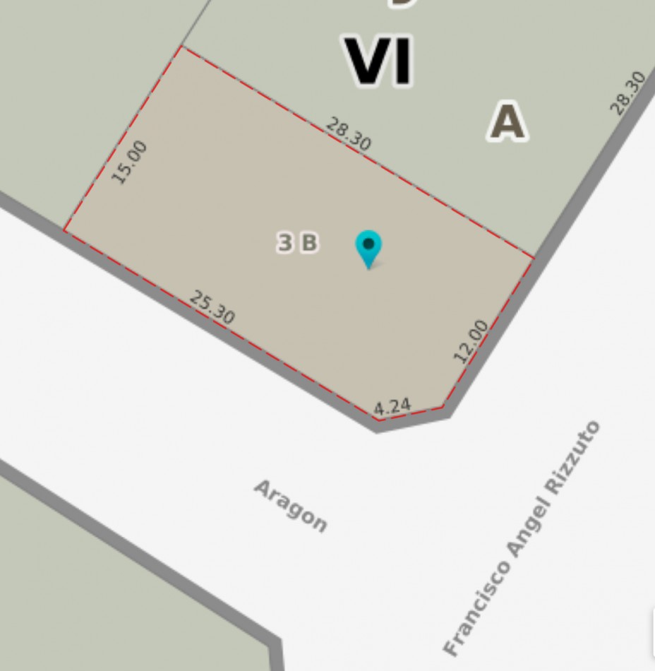 Lote en venta barrio Aeroparque 