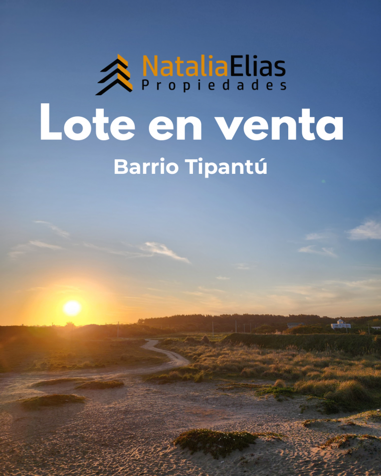 Lote en venta en barrio Tipantu 