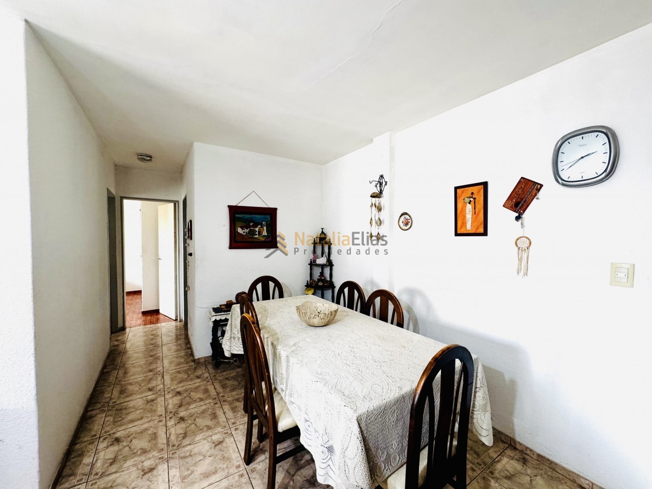 Departamento 3 ambientes externo con espacio de cochera 