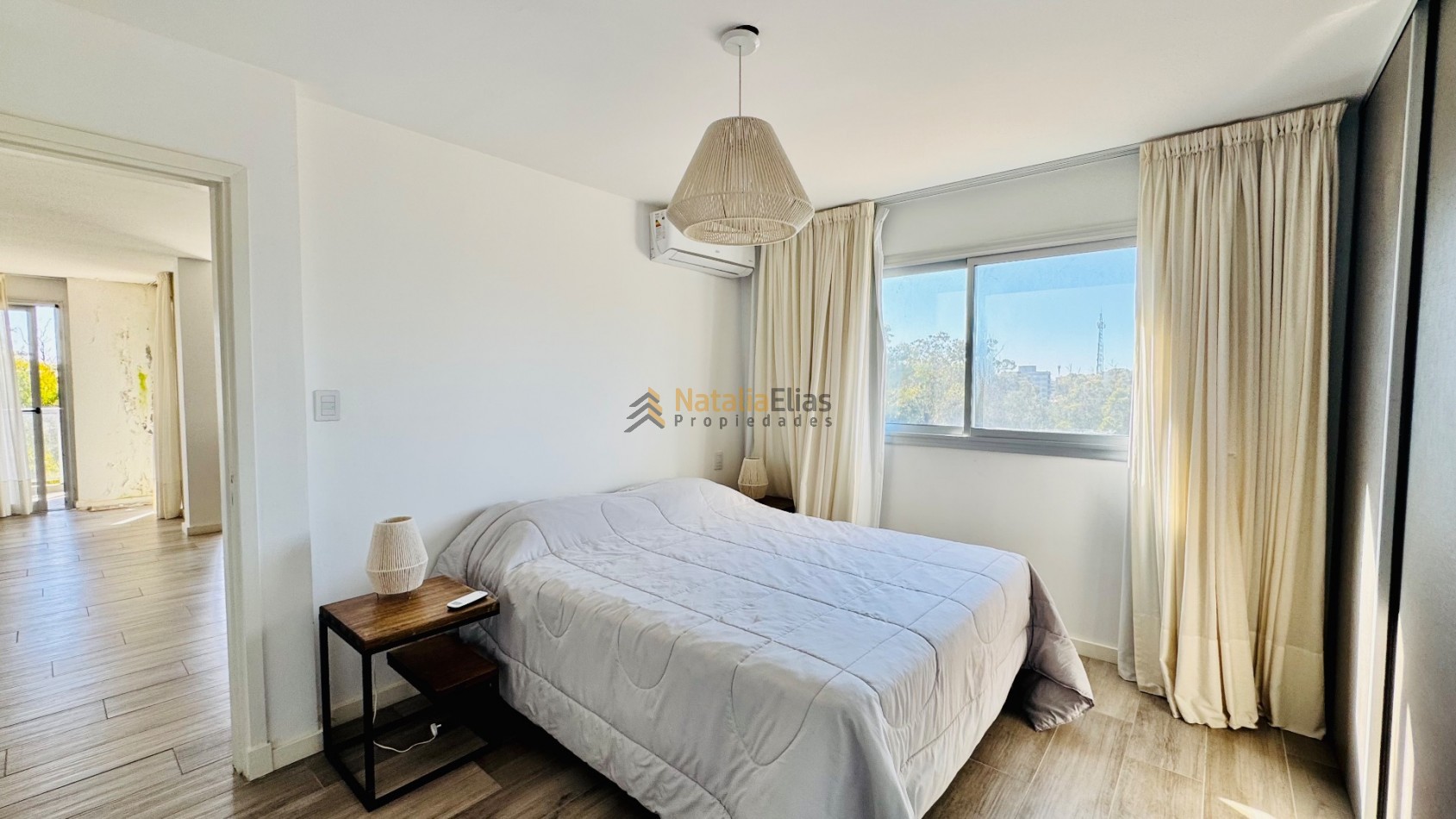 Departamento 3 ambientes al frente en Pinamar 