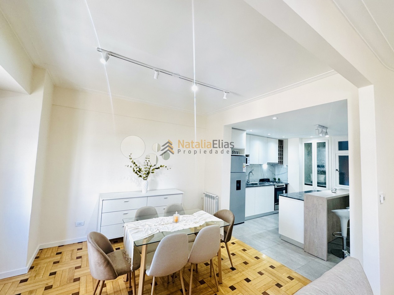 Semipiso 4 ambientes en zona Centro reciclado y equipado