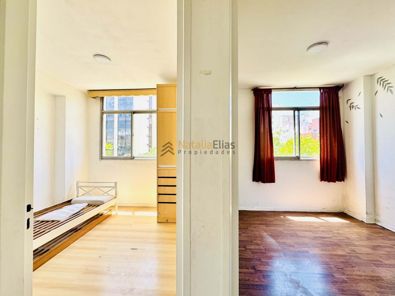 Departamento 3 ambientes al externo sobre Av. Luro. Centro Mar del Plata 