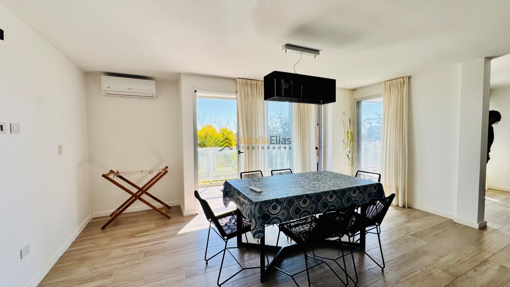 Departamento 3 ambientes al frente en Pinamar 