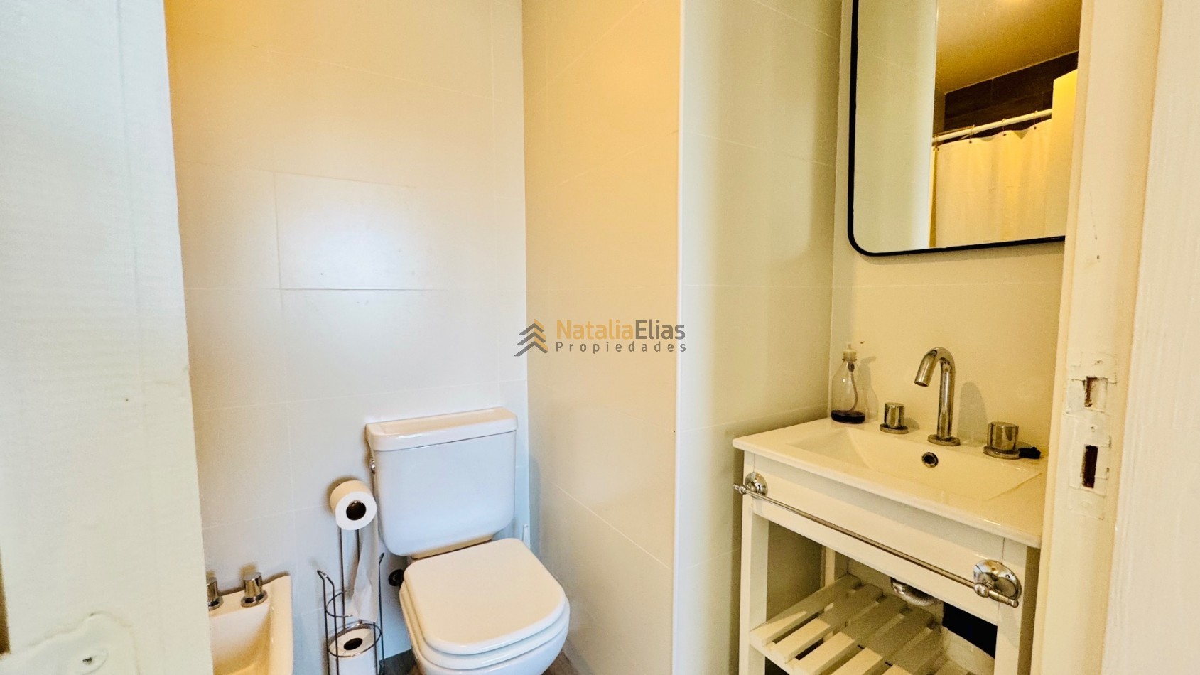 Departamento 3 ambientes al frente en Pinamar 