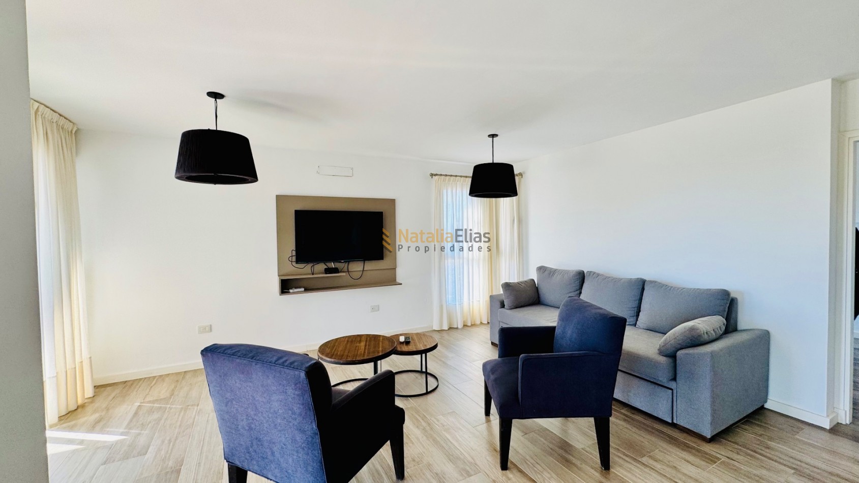Departamento 3 ambientes al frente en Pinamar 