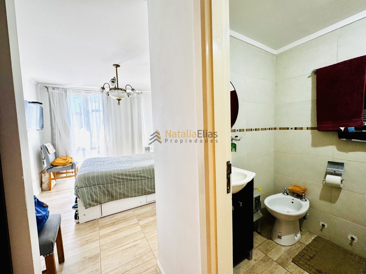 Departamento 2 ambientes al frente en La Perla 