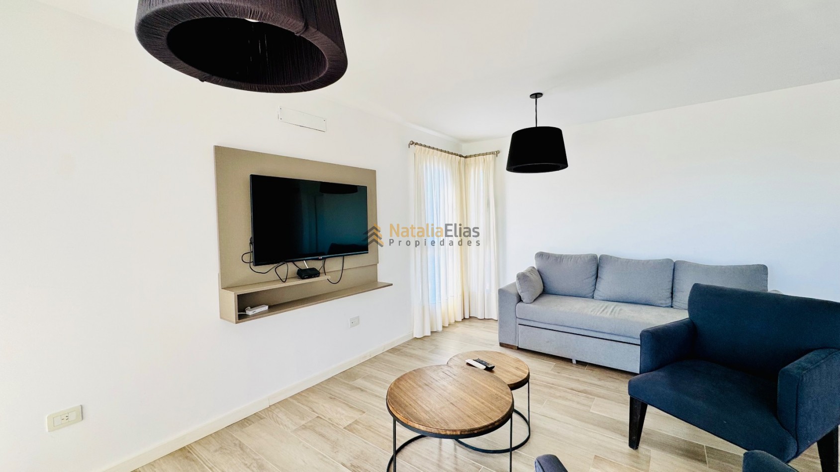 Departamento 3 ambientes al frente en Pinamar 