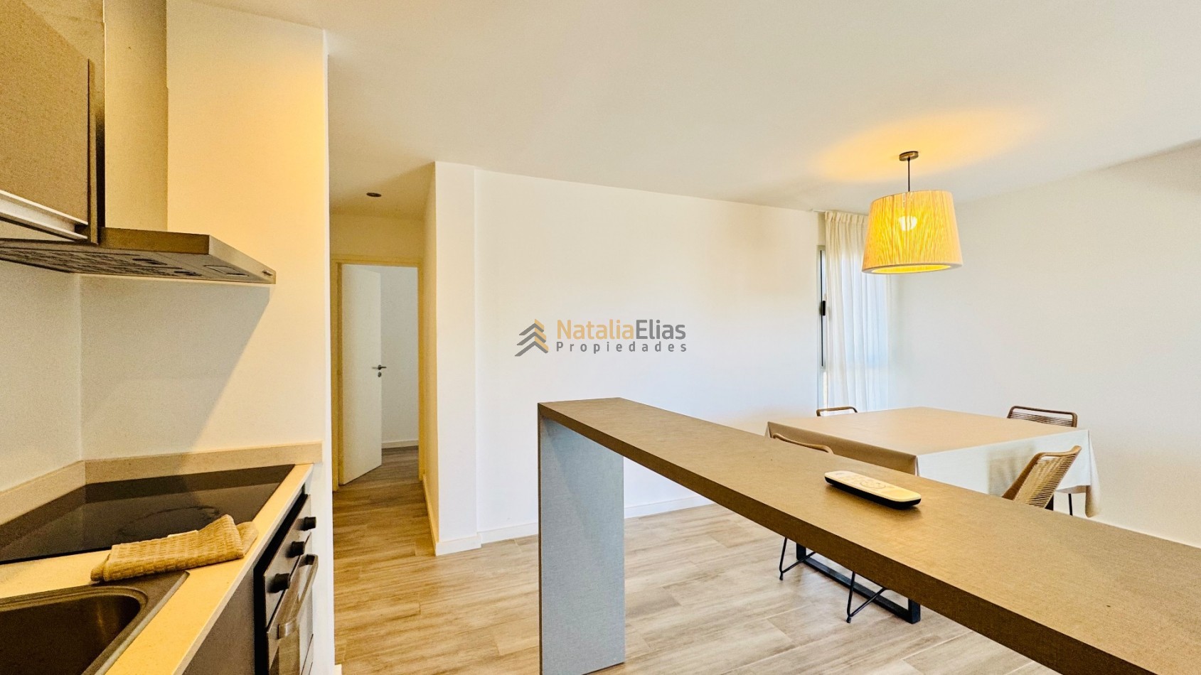 Departamento 2 ambientes al frente en Pinamar 