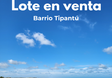 Lote en venta en barrio Tipantu 