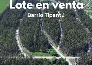Lote en venta en barrio Tipantu 