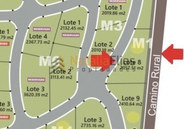 Lote en venta en barrio cerrado Pinares de Santa Clara