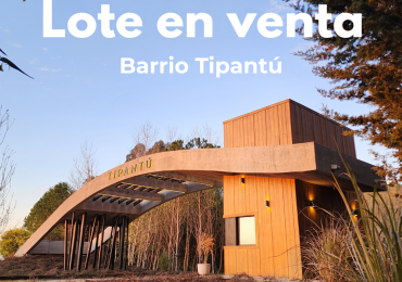 Lote en venta en barrio Tipantu 